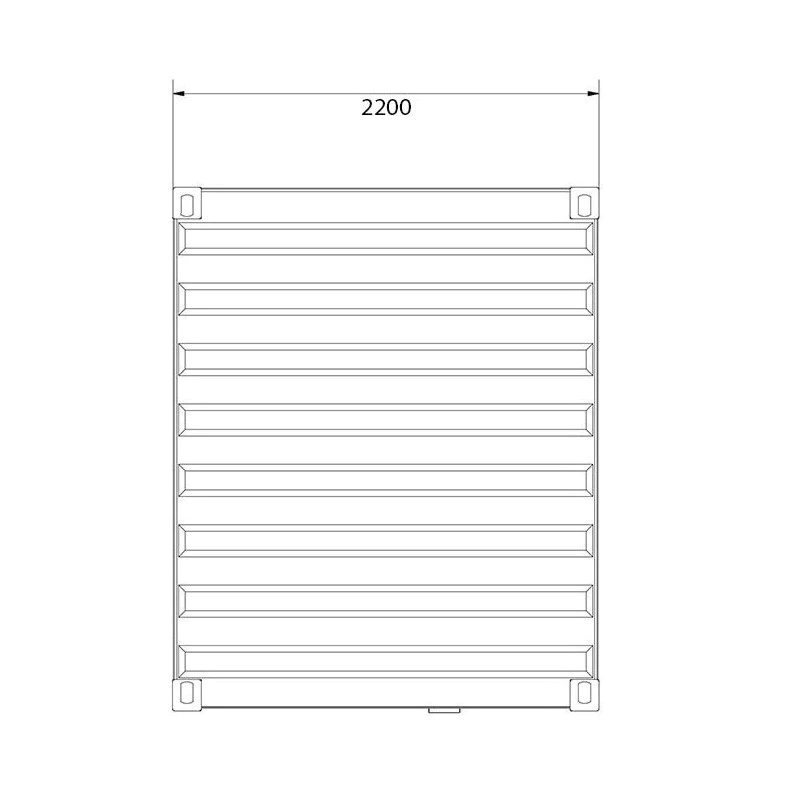 Container de stockage neuf 10 pieds