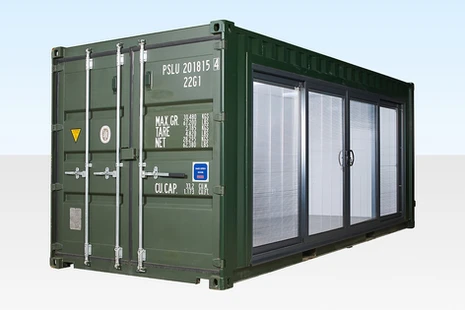 20-Fuß-Seecontainer zum Büro umgebaut – Ein Schnäppchen! – Image 3
