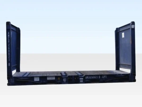 Gebrauchter 20-Fuß-Fla-Rack-Seecontainer