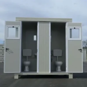 Bloc sanitaire SS1 avec 2 toilettes et 2 lave-mains neufs