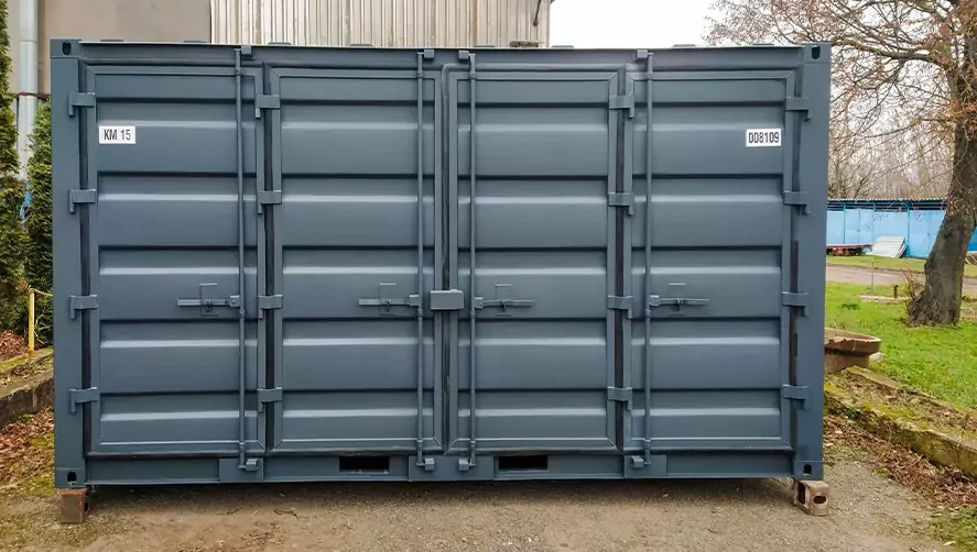 Conteneur 15 Pieds Open Side Occasion – Accès Latéral Complet et Stockage Sécurisé