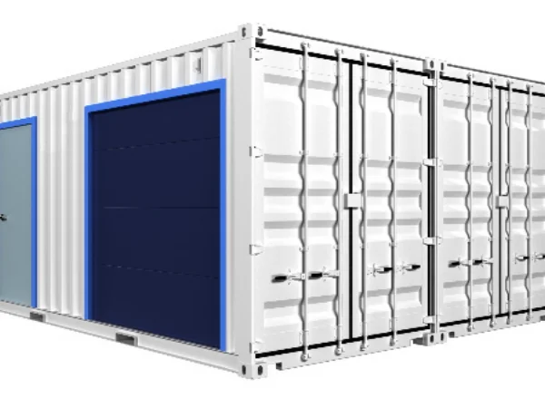 Fertiggarage aus Schiffscontainern, 28 m²
