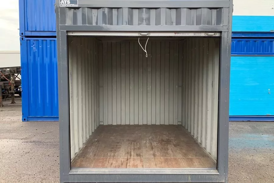 Gebrauchter 10-Fuß-Container mit Rolltor – Image 2