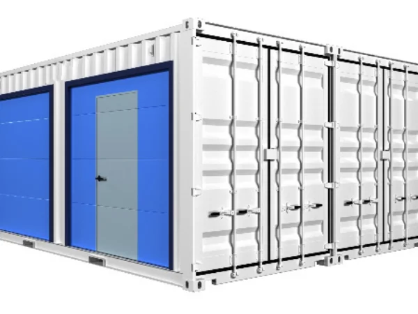 Fertiggarage aus einem Schiffscontainer, 28 m², mit Doppeltüren – Image 3