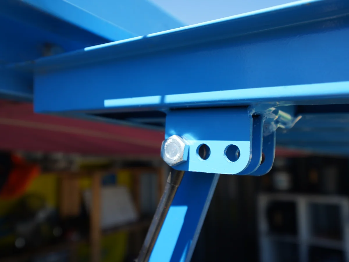 Zerlegbarer Bar-Container, 3 × 2 Meter, Blau (RAL 5012) – Image 4