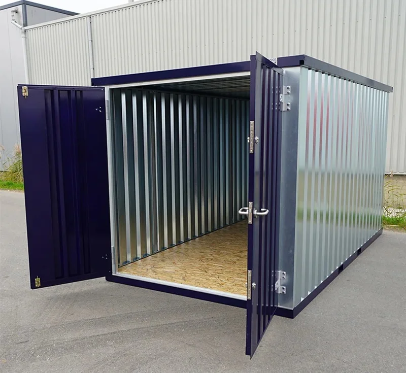 20-Fuß-Container mit doppelten abnehmbaren Türen